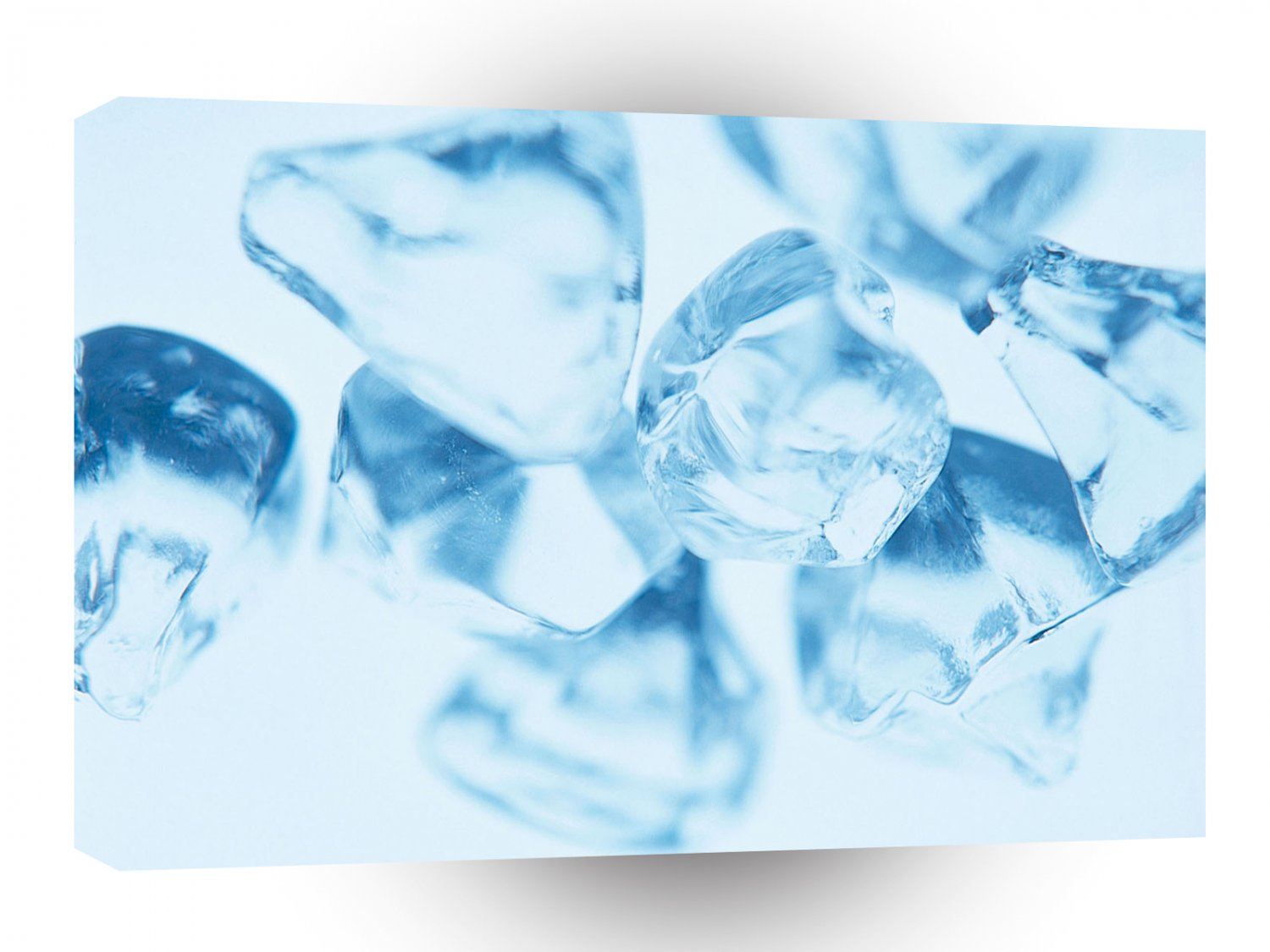 Abstract Crystal Reflect Ice Cube A1 Xlarge Canvas