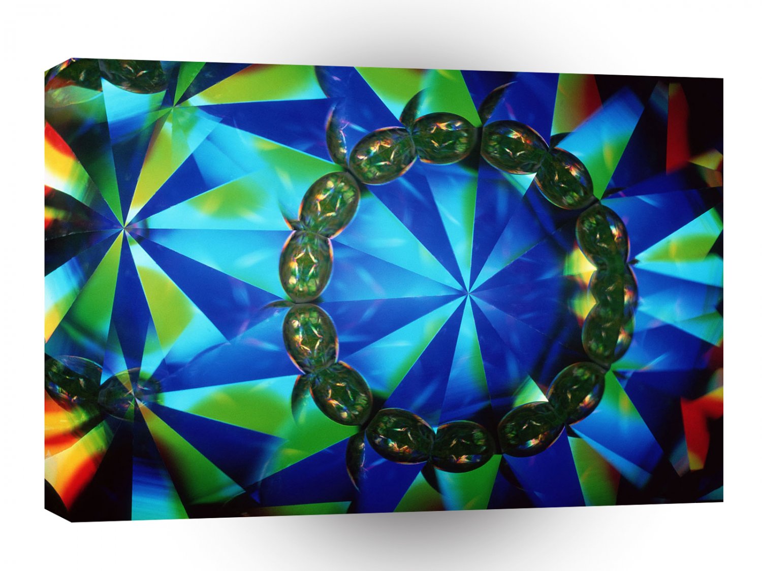 Abstract Crystal Reflect Lace A1 Xlarge Canvas