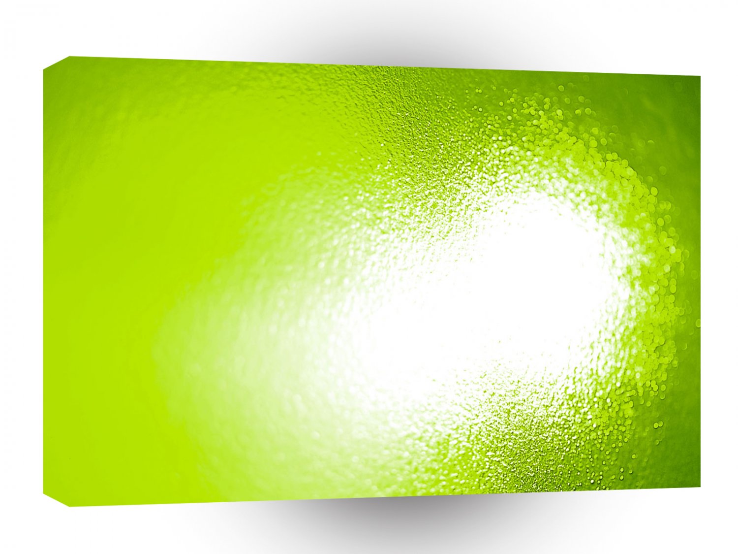 Abstract Crystal Reflect Lime A1 Xlarge Canvas