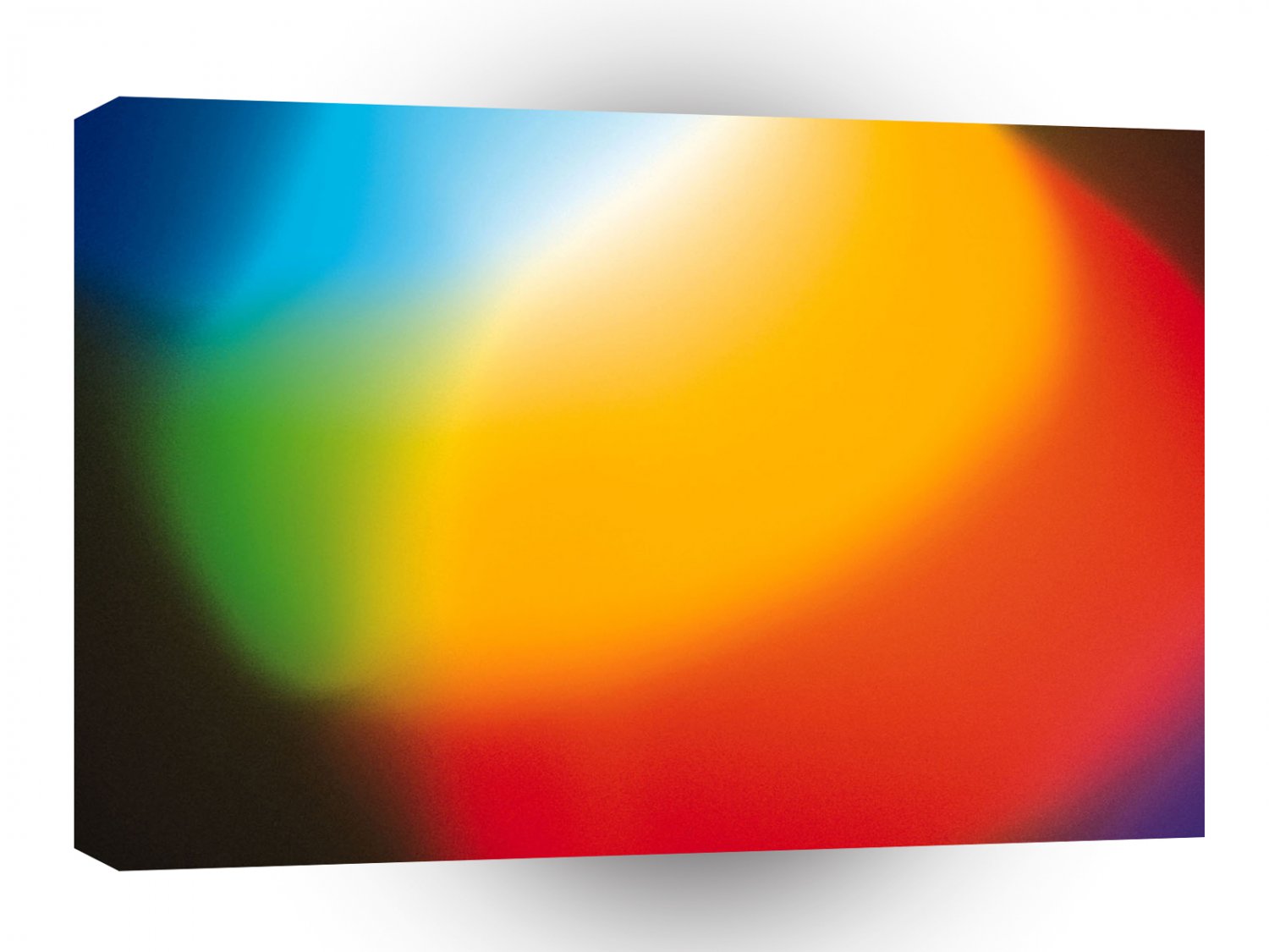 Abstract Crystal Reflect Mix Paint A1 Xlarge Canvas
