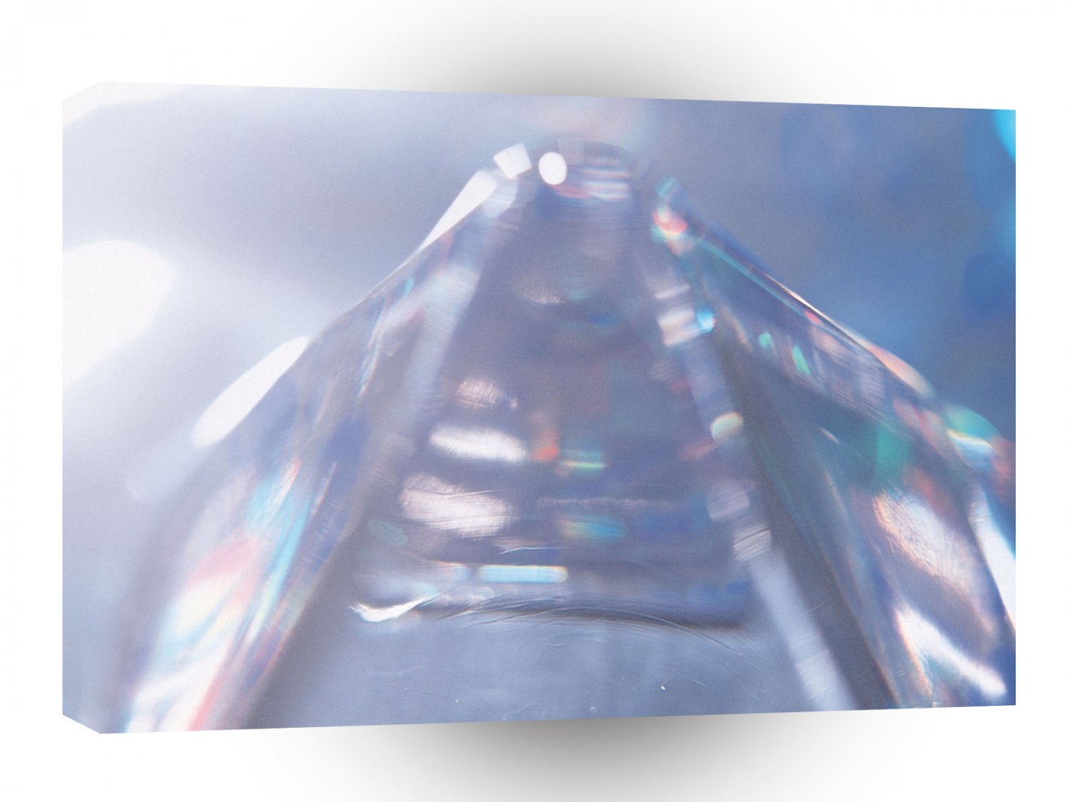 Abstract Crystal Reflect Mountain A1 Xlarge Canvas
