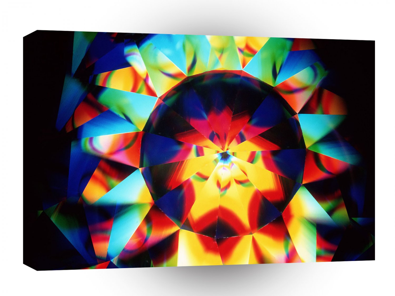 Abstract Crystal Reflect Pokemon A1 Xlarge Canvas