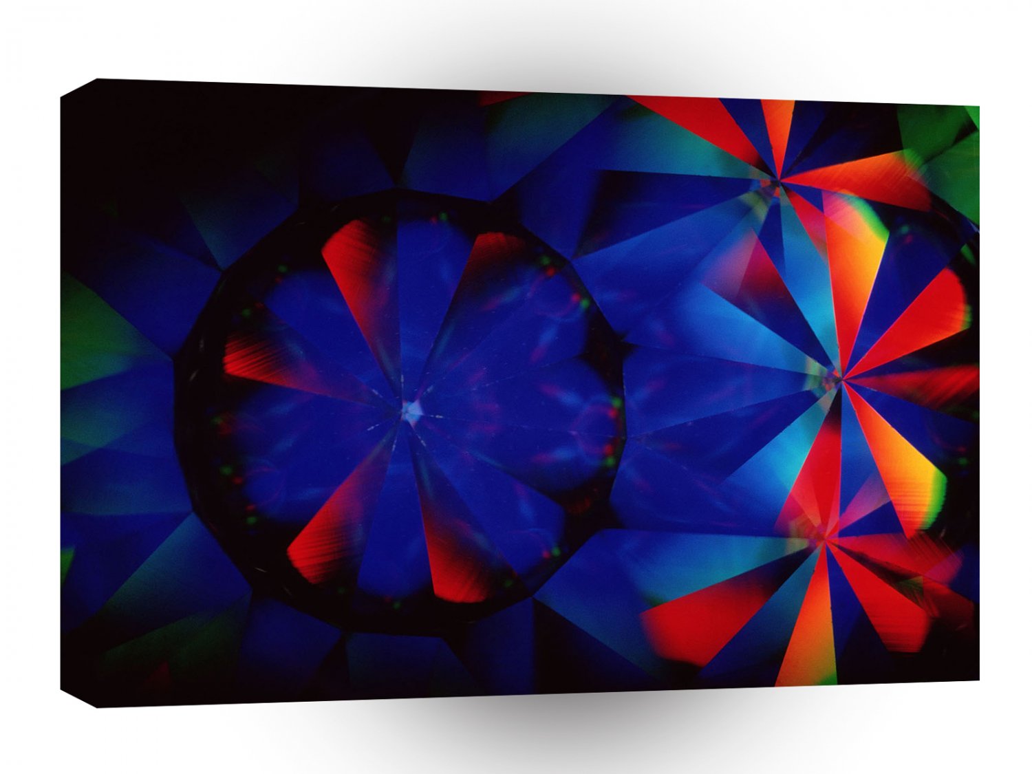 Abstract Crystal Reflect Spooky A1 Xlarge Canvas
