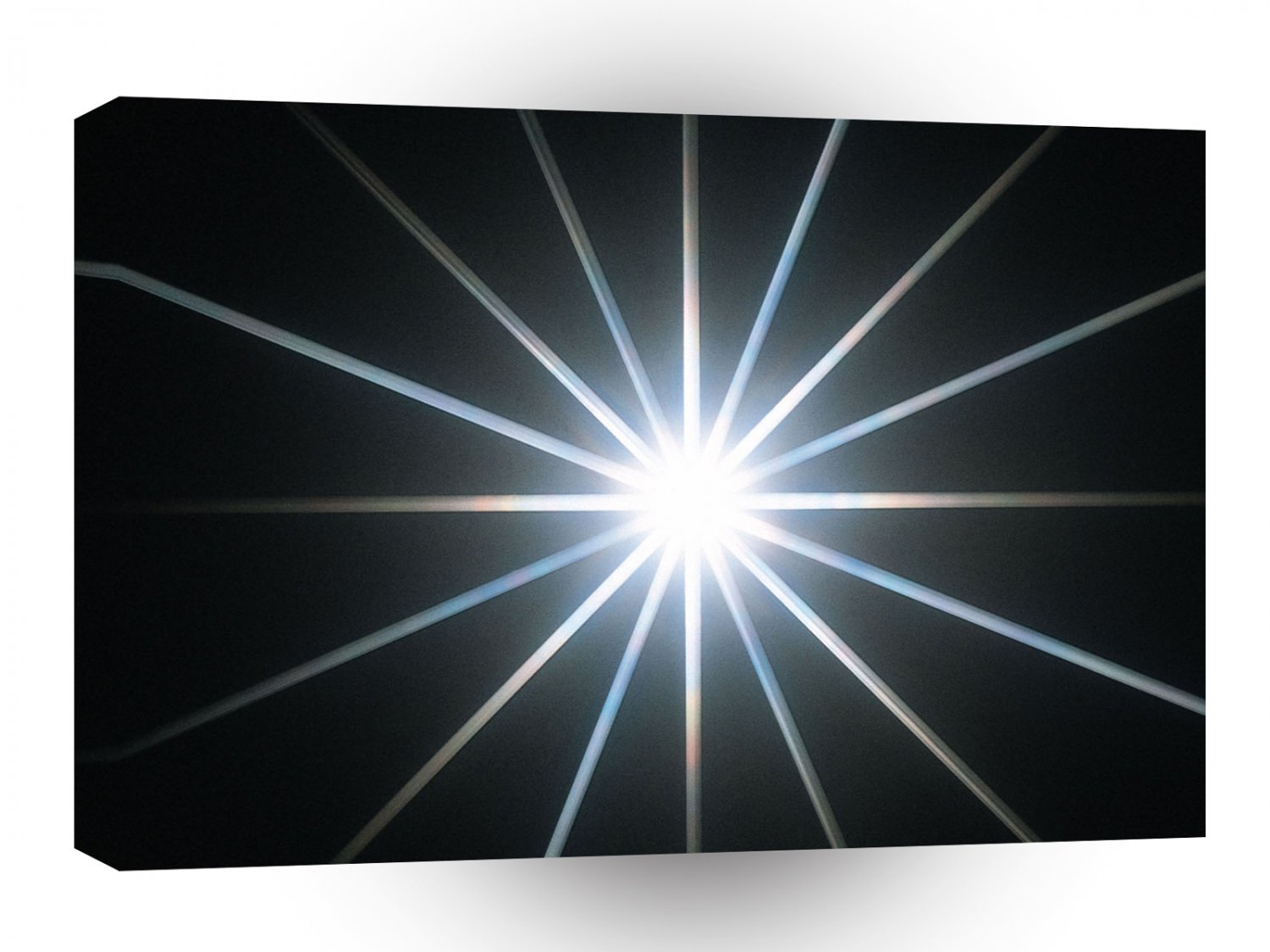 Abstract Crystal Reflect Star A1 Xlarge Canvas