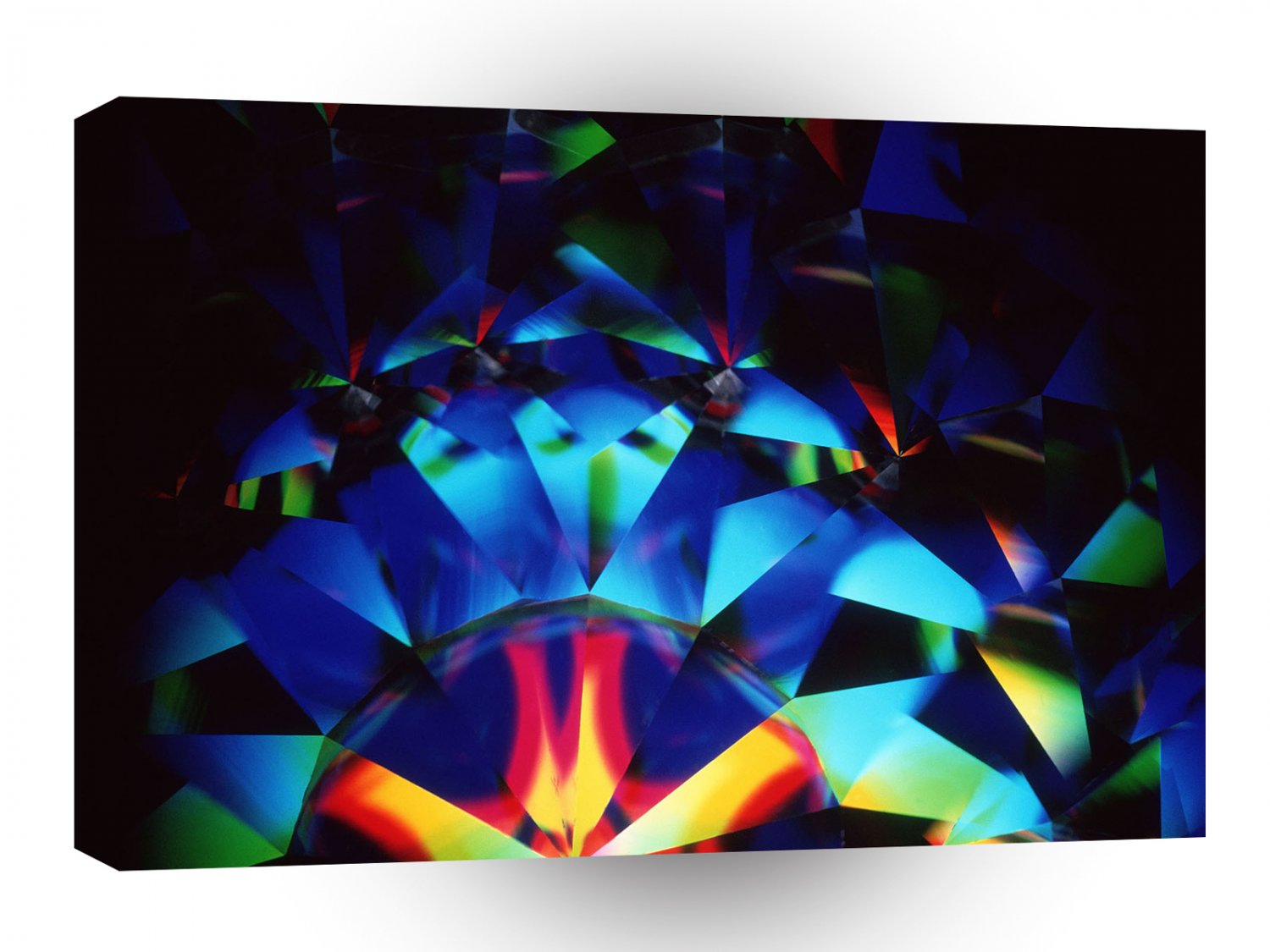 Abstract Crystal Reflect Tower A1 Xlarge Canvas