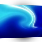 Abstract Crystals Blue Mist A1 Xlarge Canvas