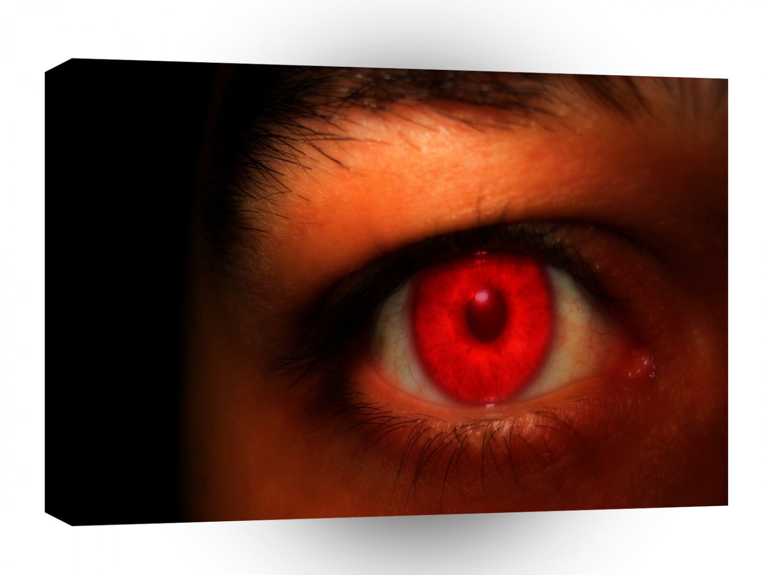 Abstract Dark Vampire Eye A1 Xlarge Canvas