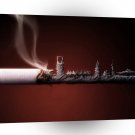 Abstract Everyday Building The Ashes A1 Xlarge Canvas