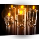 Abstract Everyday Candles In The Wind A1 Xlarge Canvas