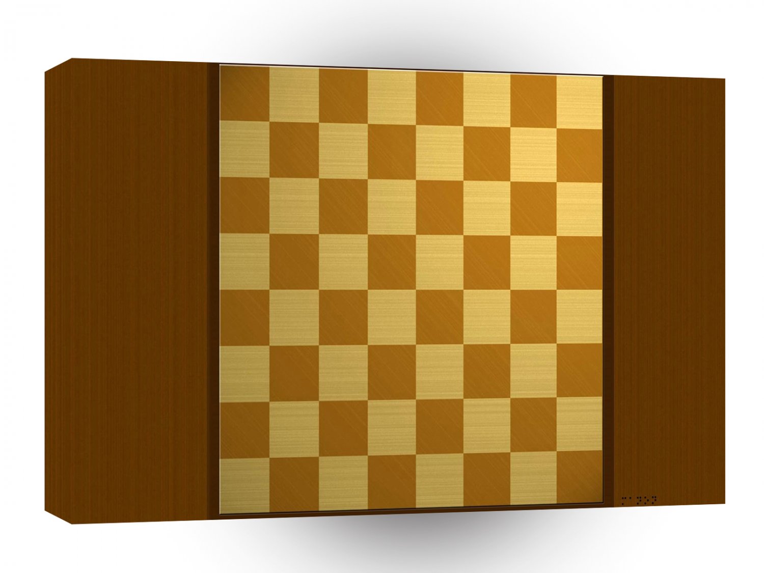 Abstract Everyday Chess Board A1 Xlarge Canvas