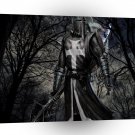 Abstract Fantasy Black Knight Plague A1 Xlarge Canvas