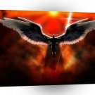 Abstract Fantasy God Of War Ares A1 Xlarge Canvas