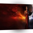 Abstract Fantasy Lady Of The Night A1 Xlarge Canvas