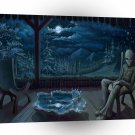Abstract Fantasy Late Night Alien A1 Xlarge Canvas