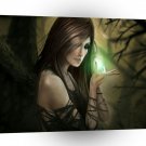 Abstract Fantasy Magic Glowing G Spot A1 Xlarge Canvas