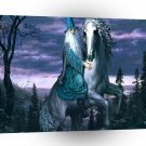 Abstract Fantasy Merlin Wizard A1 Xlarge Canvas