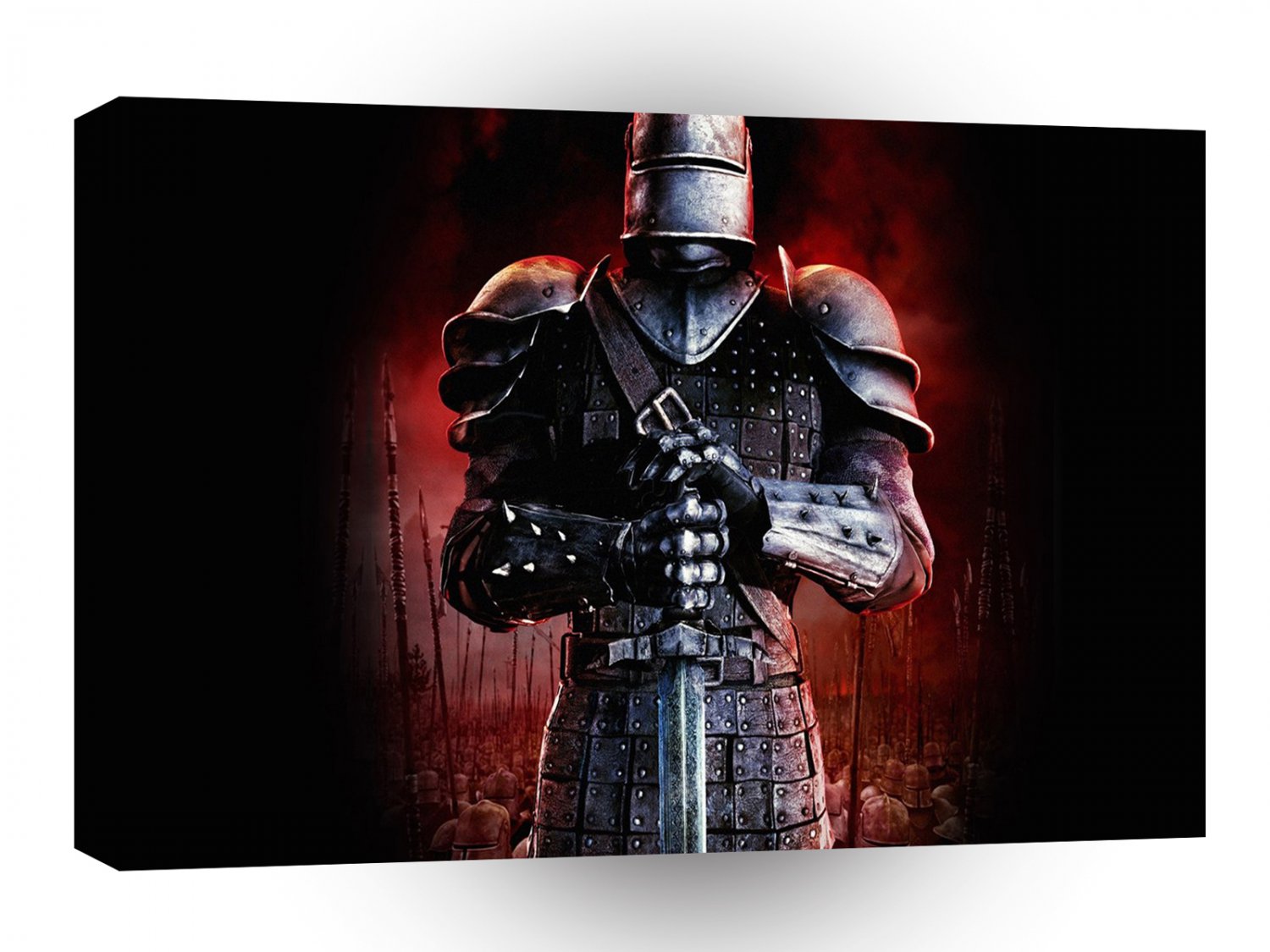 Abstract Fantasy None Shall Pass Knight A1 Xlarge Canvas