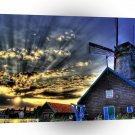 Abstract Fantasy Super Windmill View A1 Xlarge Canvas