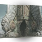 Abstract Fantasy Tower Of Two Tigers A1 Xlarge Canvas