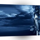 Abstract Fantasy Tranquil Warrior Princess A1 Xlarge Canvas