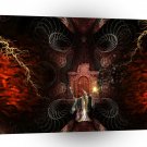 Abstract Fantasy Wizard Unleashed A1 Xlarge Canvas