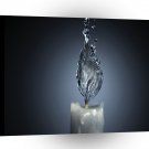 Abstract Fire Candle Water Splash A1 Xlarge Canvas