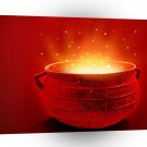 Abstract Fire Hot Caldren A1 Xlarge Canvas