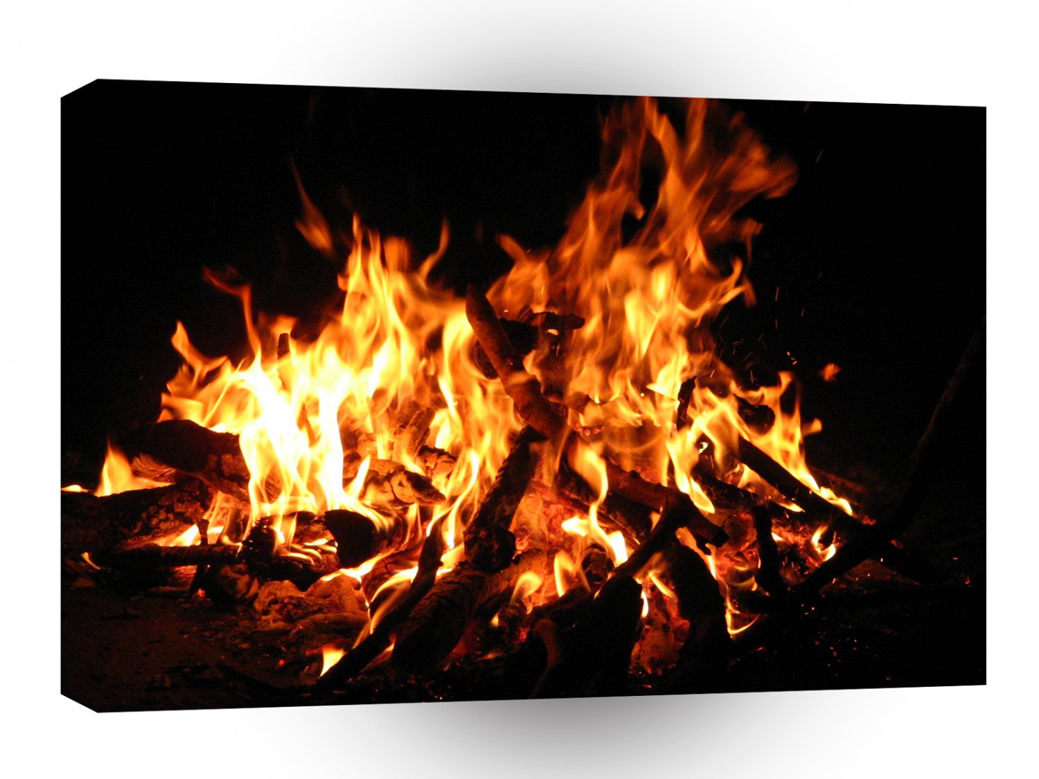 Abstract Fire Hot Ember A1 Xlarge Canvas