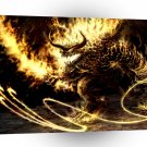 Abstract Fire Whiplash Monster Devil A1 Xlarge Canvas
