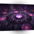 Abstract Flower Pearl Pond A1 Xlarge Canvas