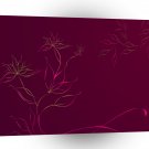 Abstract Flowers Purple Abstract A1 Xlarge Canvas