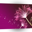 Abstract Flowers Purple Friendship A1 Xlarge Canvas