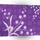 Abstract Flowers Purple Pattern A1 Xlarge Canvas
