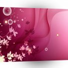 Abstract Flowers Purple Shadow A1 Xlarge Canvas