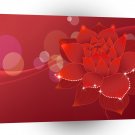 Abstract Flowers Warm Colors Blooming A1 Xlarge Canvas
