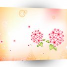 Abstract Flowers Warm Colors Hortense A1 Xlarge Canvas