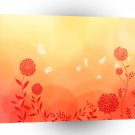 Abstract Flowers Warm Colors Spring Splash A1 Xlarge Canvas