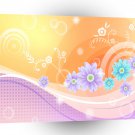 Abstract Flowers Warm Colors Summer Slpash A1 Xlarge Canvas