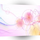 Abstract Flowers Warm Colors Tulip Sketch A1 Xlarge Canvas