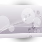 Abstract Flowers White Wave A1 Xlarge Canvas