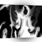Abstract Horror Blurred Ghost Vision A1 Xlarge Canvas