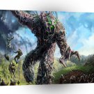 Abstract Horror Dark Art Tree Demon A1 Xlarge Canvas