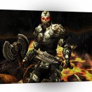 Abstract Horror Death Comes Armour A1 Xlarge Canvas