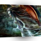 Abstract Horror Evil Princess Nightmare A1 Xlarge Canvas