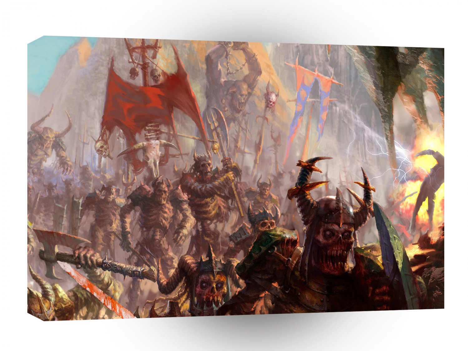 Abstract Horror Ghost Pirates A1 Xlarge Canvas
