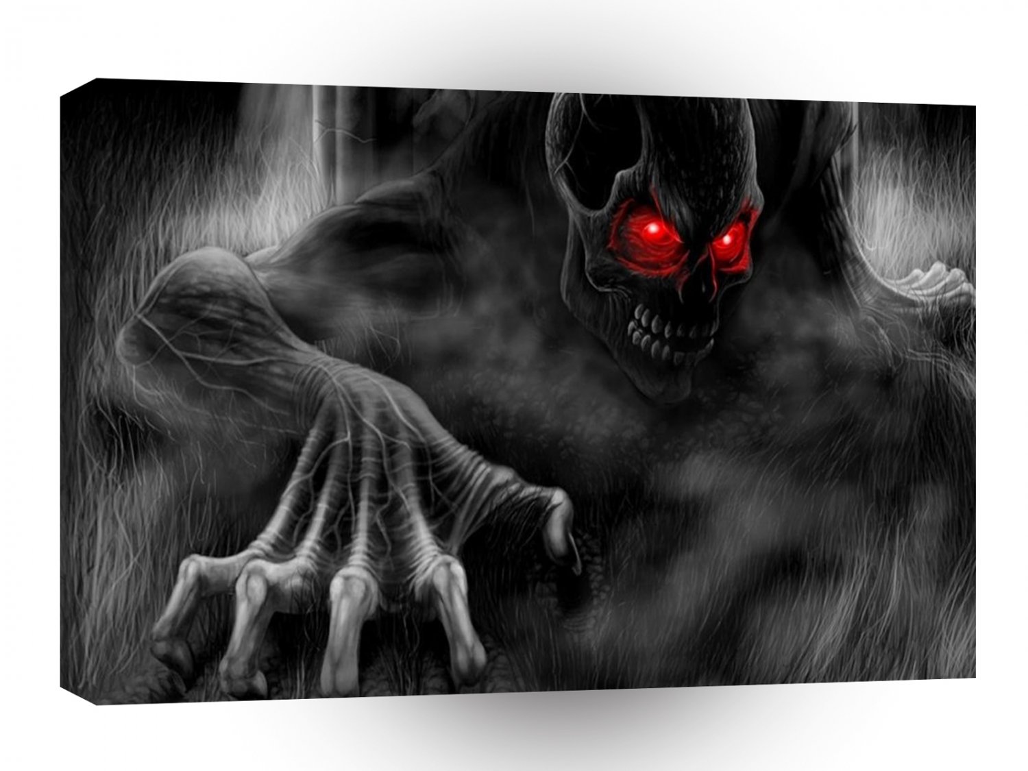 Abstract Horror Ghost Redeye A1 Xlarge Canvas