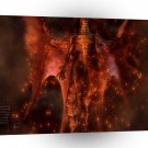 Abstract Horror Spots Red Emperor A1 Xlarge Canvas