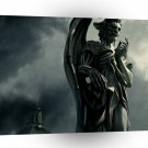 Abstract Horror Statue Angel Demons A1 Xlarge Canvas