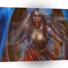 Abstract Horror Vampire Angel A1 Xlarge Canvas