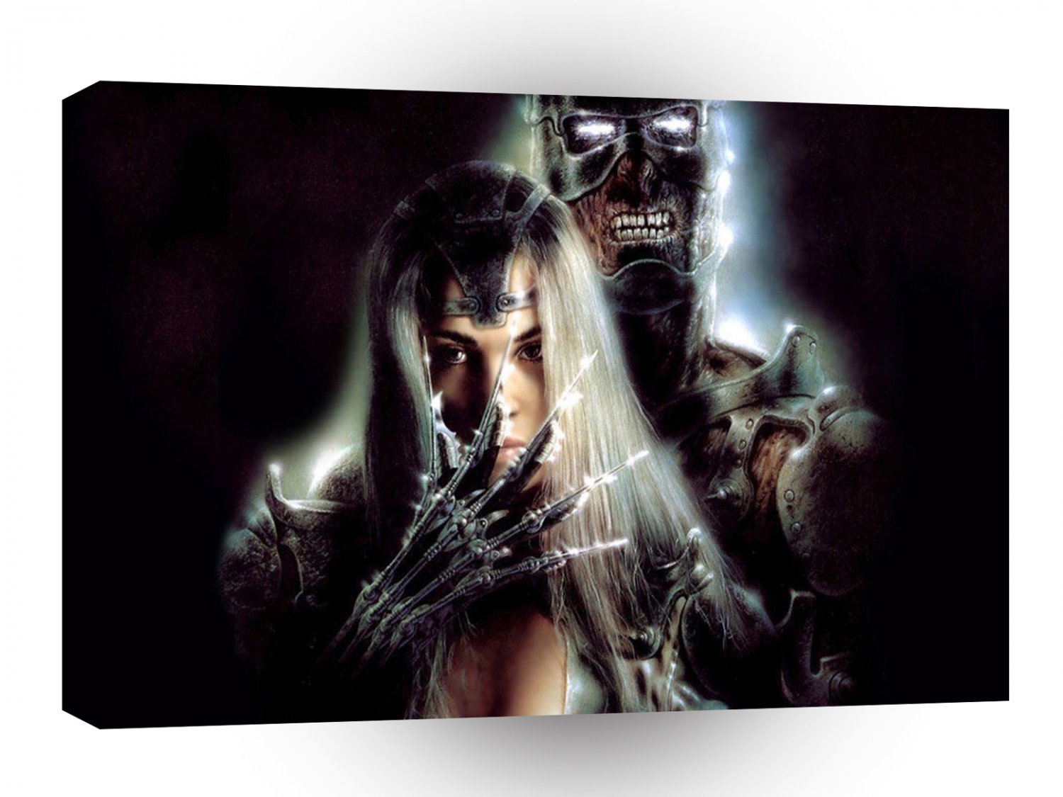 Abstract Horror Xena Ghost Warrior A1 Xlarge Canvas